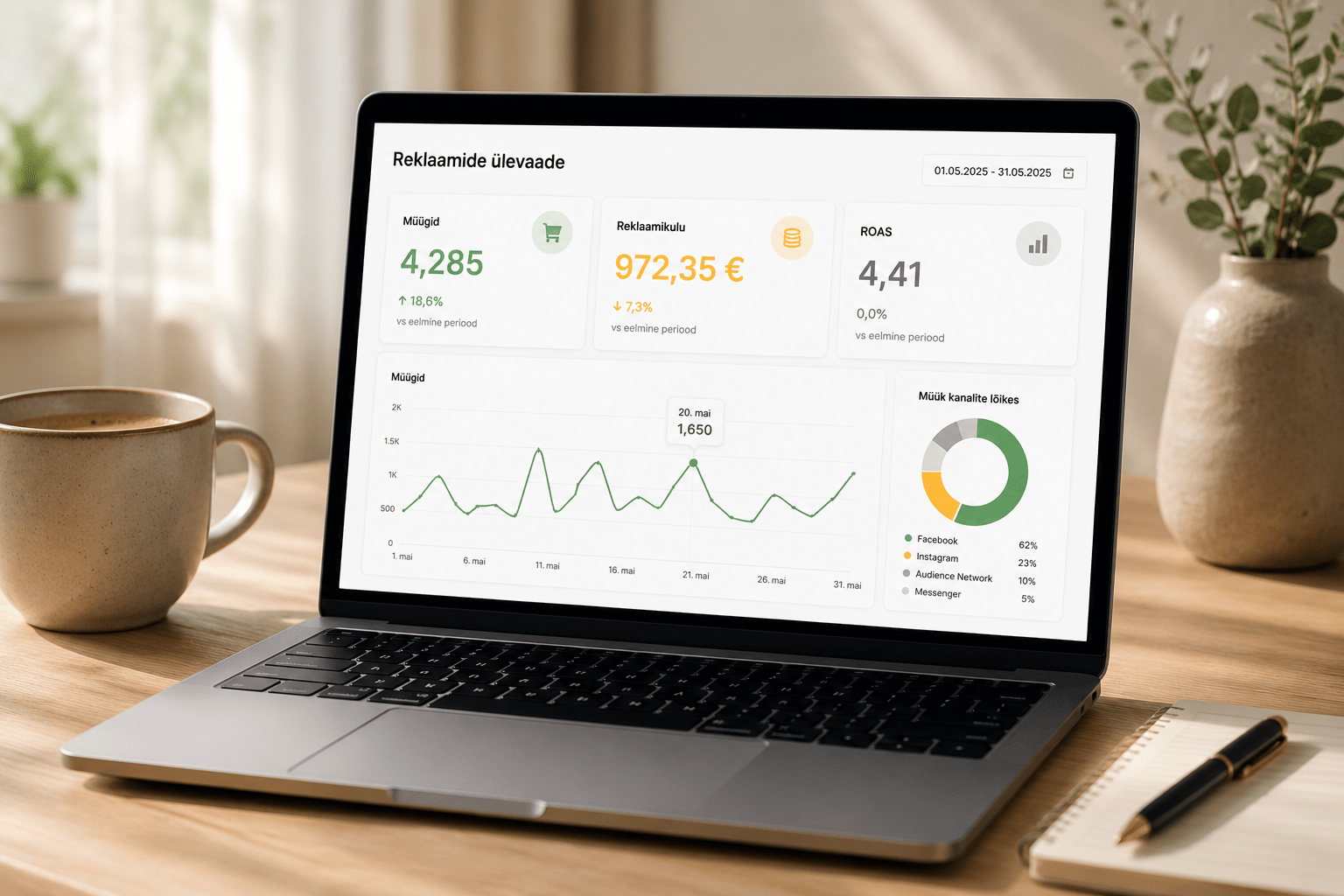 Ads Manageri aruande lugemine