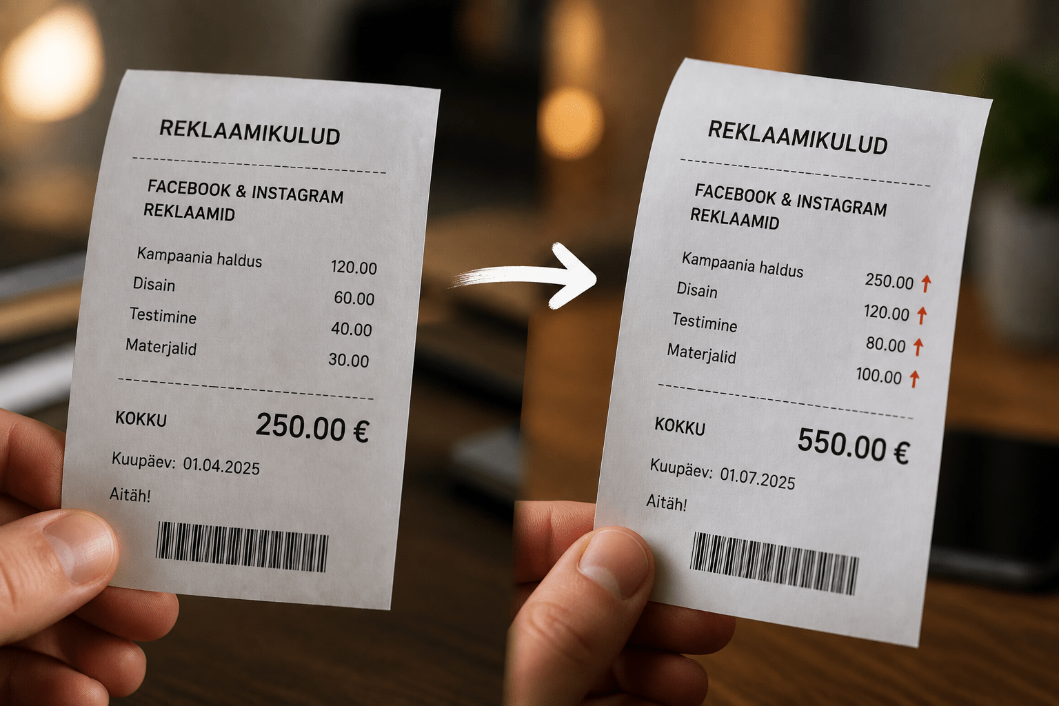 kliendihanke hind kasvab